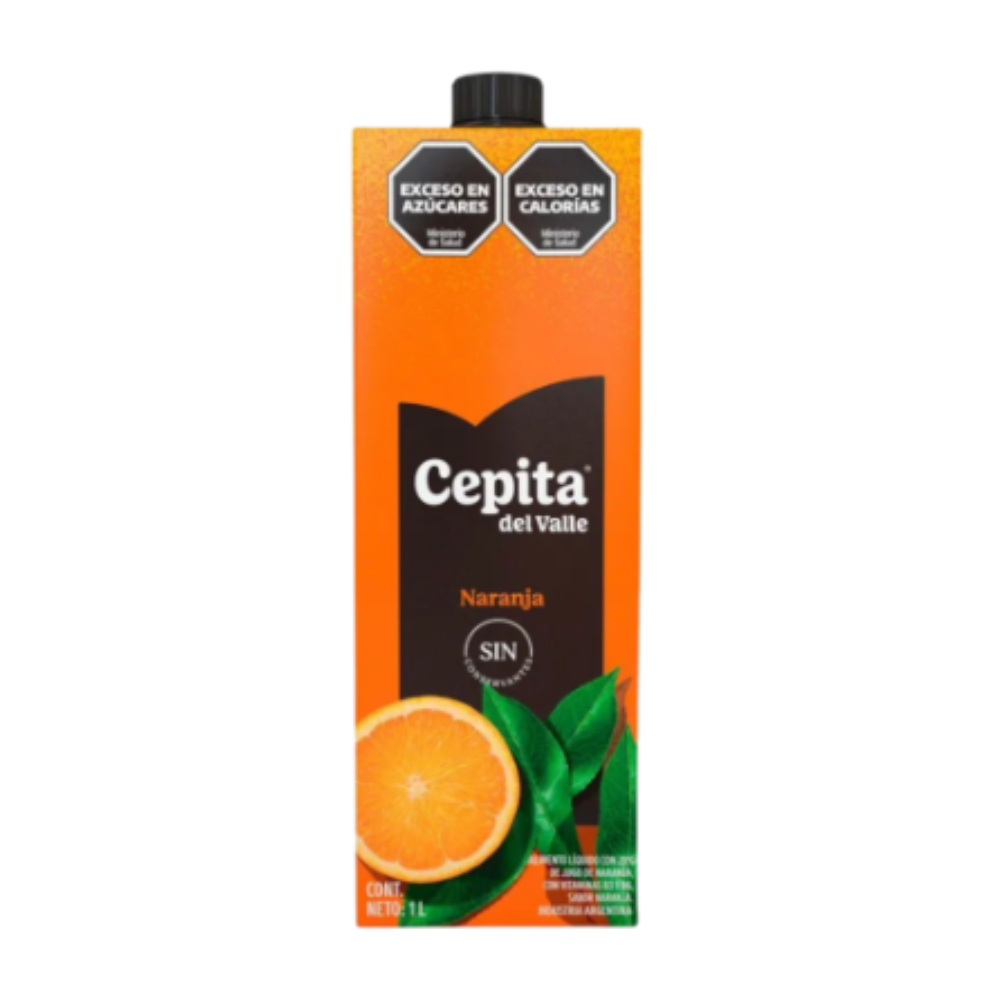 Cepita Tetrapack Naranja 8 x 1lt