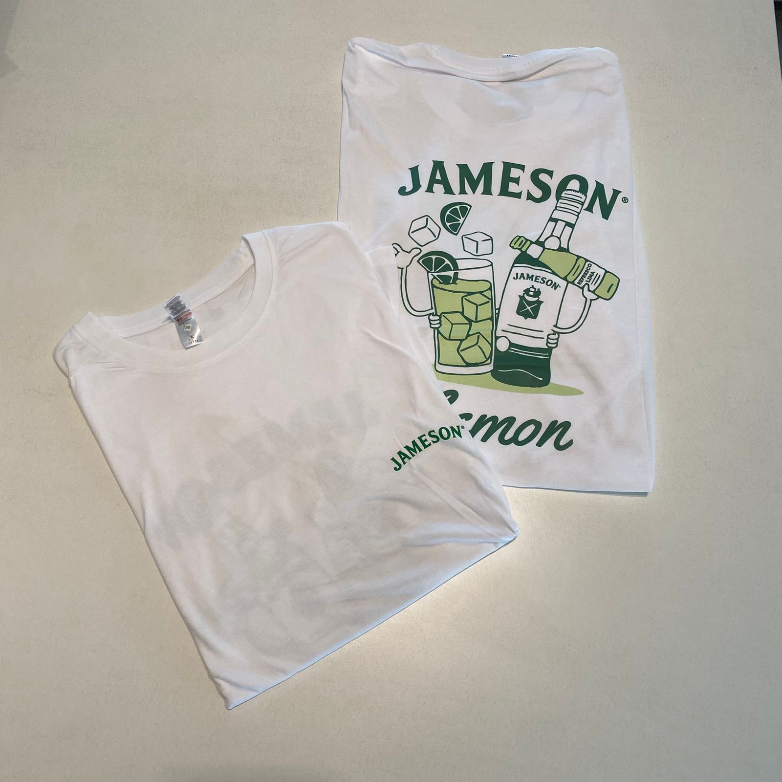 Remera Blanca Jameson Lemon