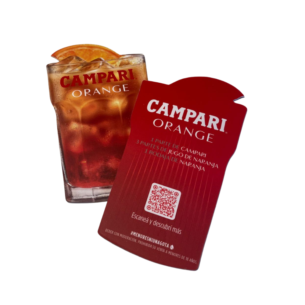 Posavasos Campari