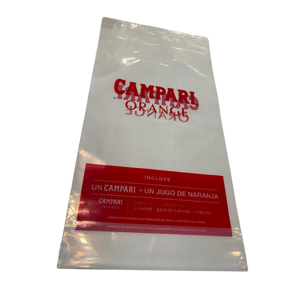 Bolsa Combo Campari + Jugo de Naranja