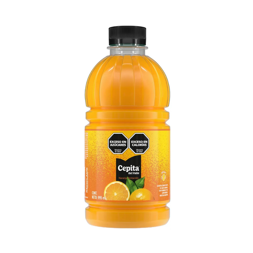 Cepita Botella Naranja 6 x 1lt