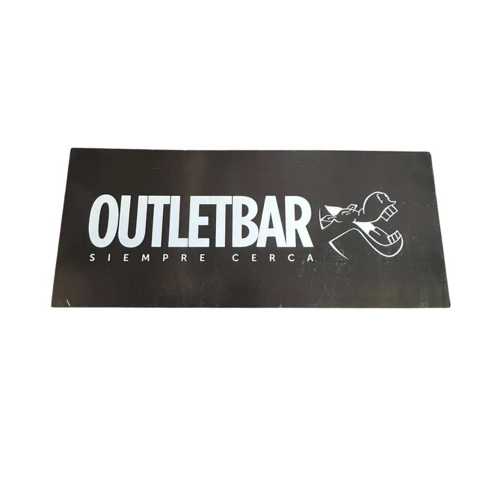 Pony Neón Outletbar Negro 60cm x 60cm